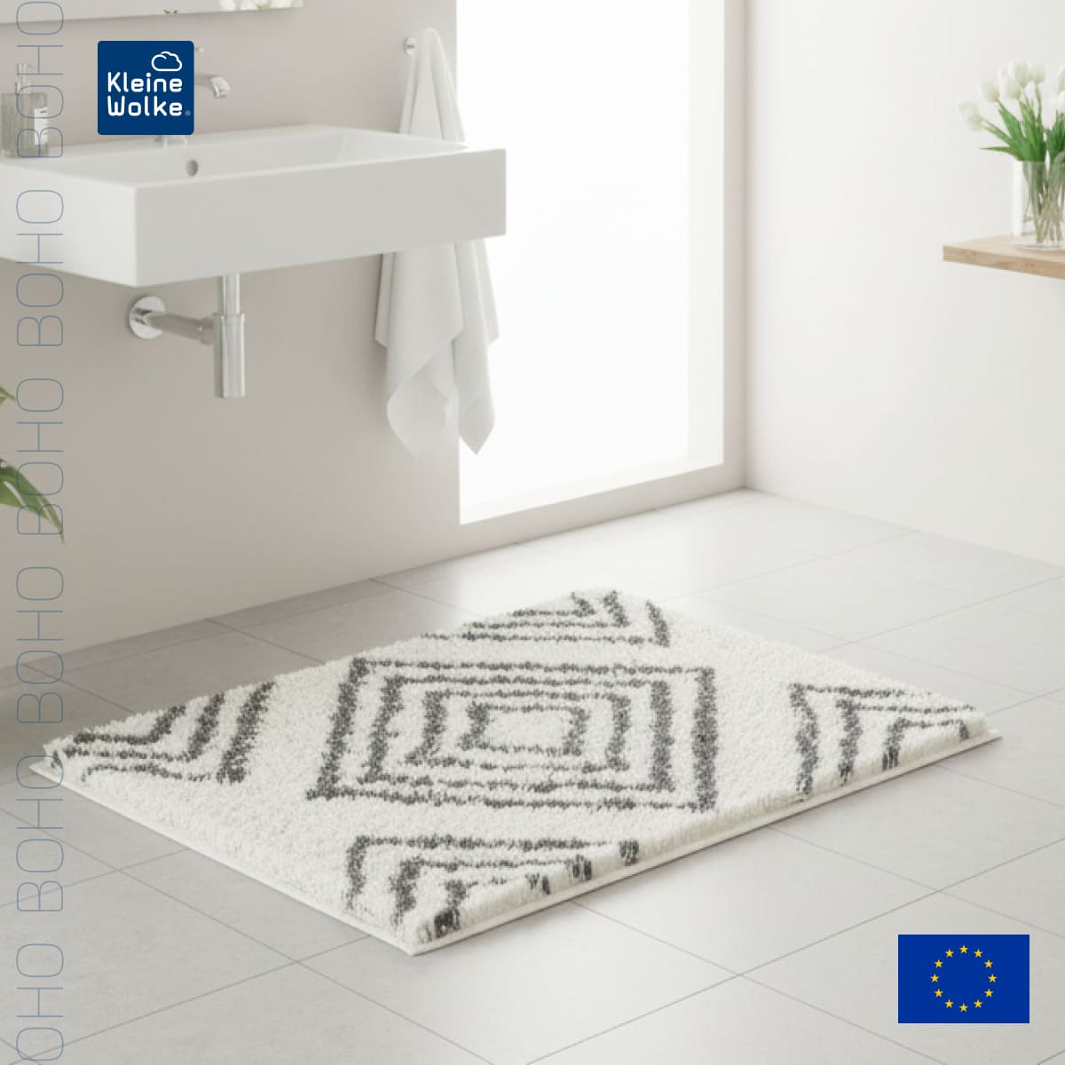 Коврик для ванной комнаты Kleine Wolke Boho Nature