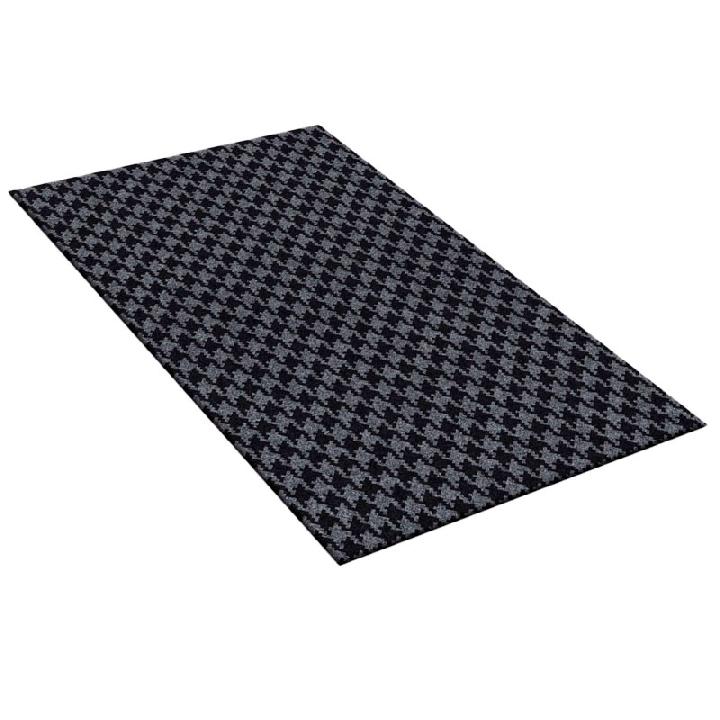 Коврик влаговпитывающий Shahintex Гусиная лапка 50x80см, графит