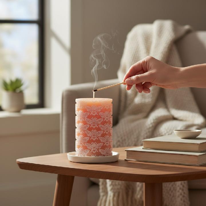 Свеча фигурная Zapel Апини малая, карамель