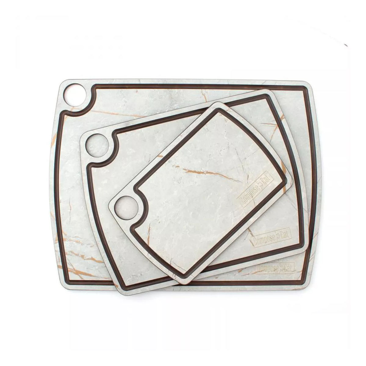 Набор разделочных досок ComposeEat Мраморный Грейс 3шт