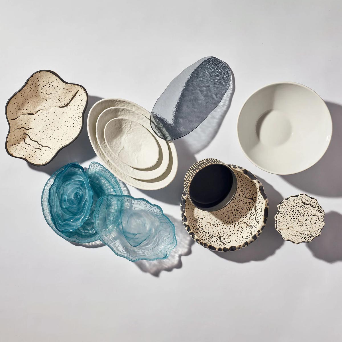 Тарелка плоская 19см Kenai Ceramics PuraSangre, цвет голубой