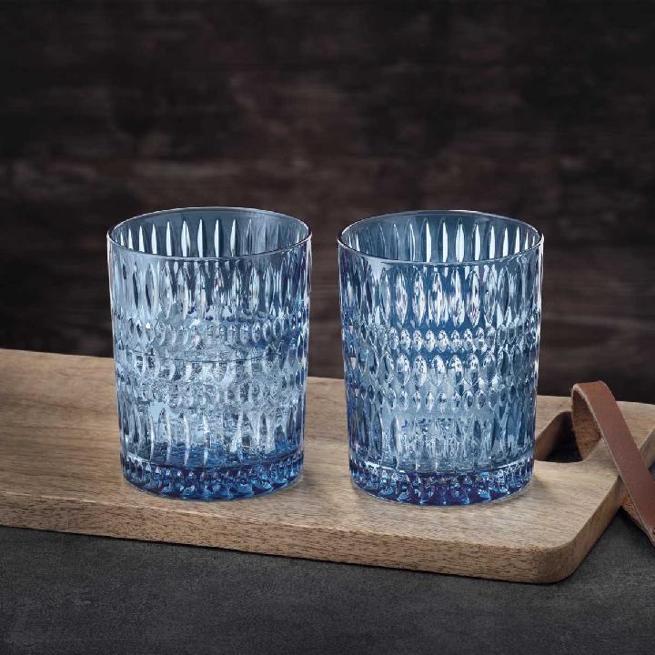 Набор стаканов низких Nachtmann ETHNO 2шт, голубой
