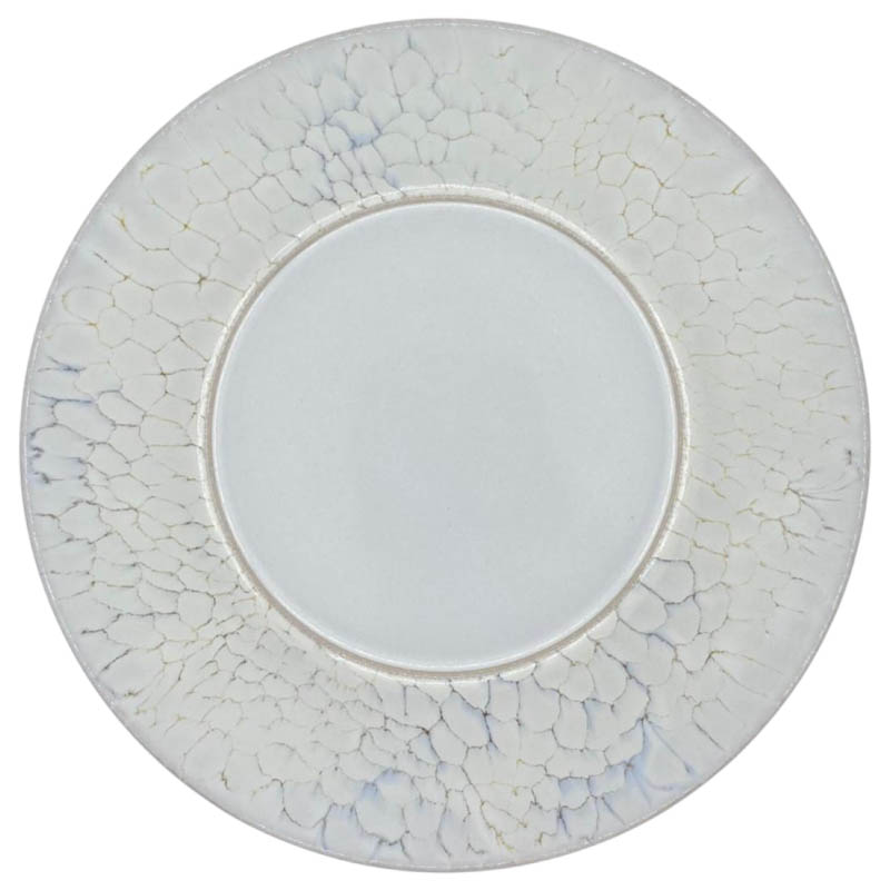 Тарелка плоская 28см Kenai Ceramics Cheshuya, цвет белый