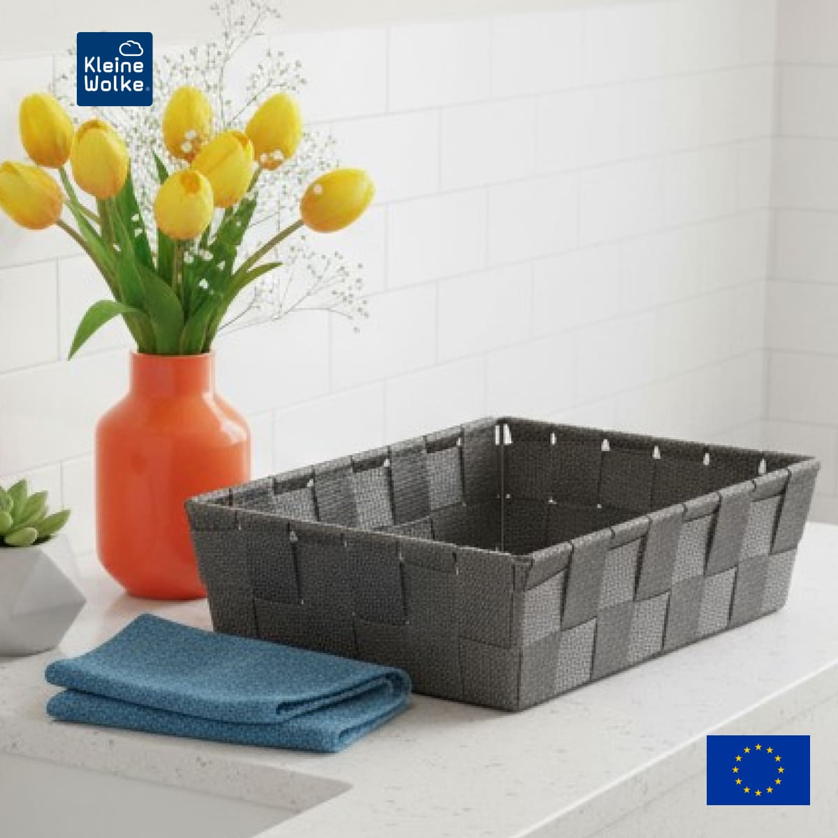 Корзина для хранения Kleine Wolke Chico Box Anthracite 24x7x18,5см