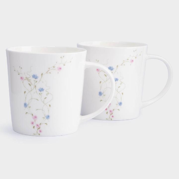 Набор кружек Anna Lafarg Бабочки Цветы, 2шт