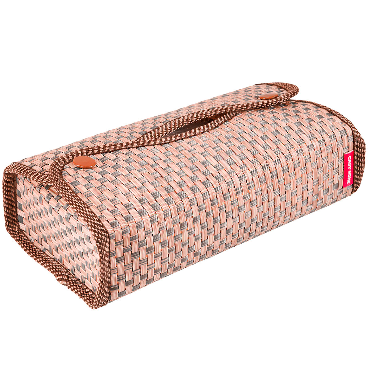 Салфетница Casy Home 24x12x6см, цвет коричневый