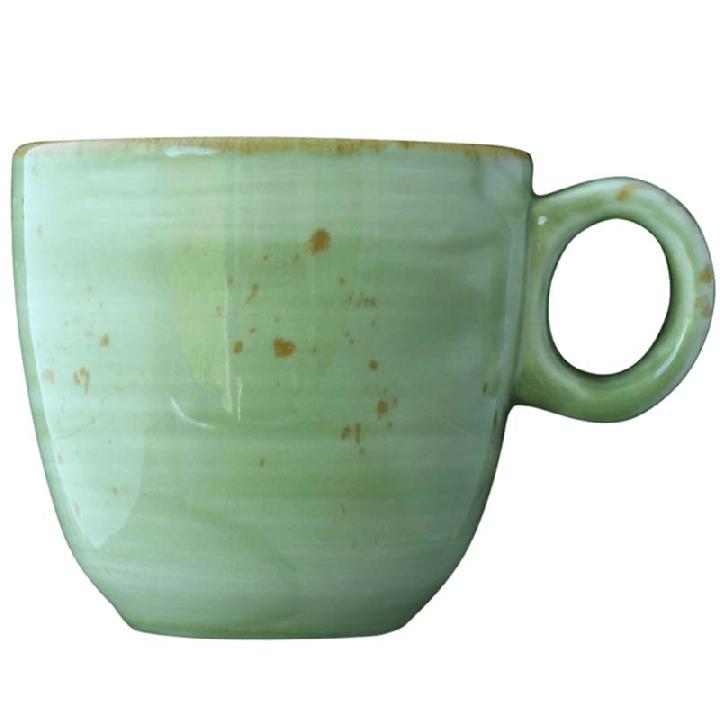 Чашка кофейная Petye Rustics, цвет зеленый