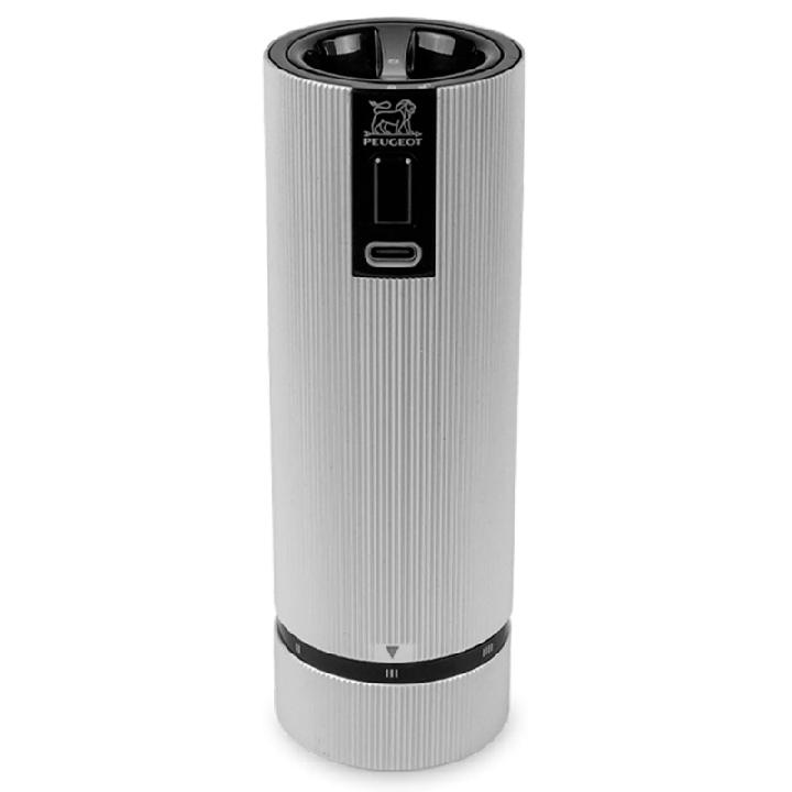 Мельница для соли электрическая Peugeot Line Z 15см, цвет алюминий