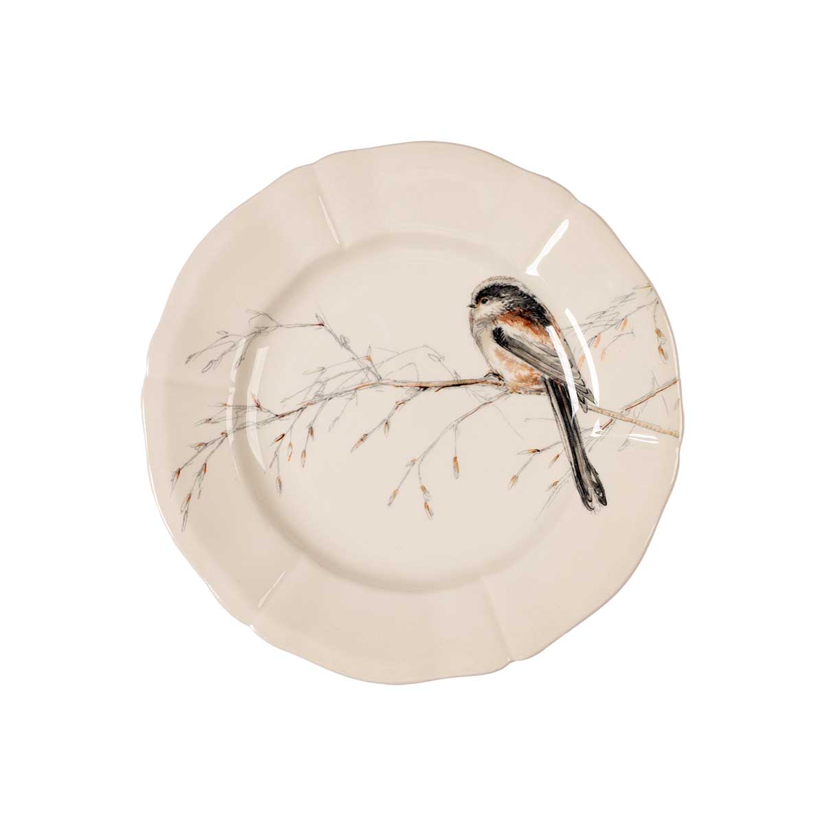 Набор тарелок для канапе Gien Oiseaux Foret, 4шт