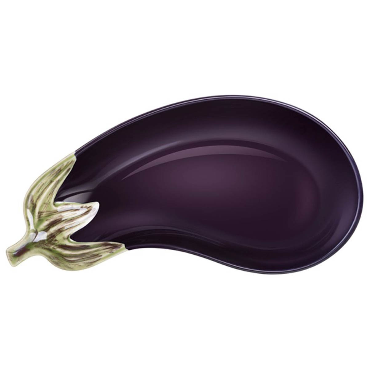 Блюдо сервировочное Lefard Баклажан 24х12х3,5см