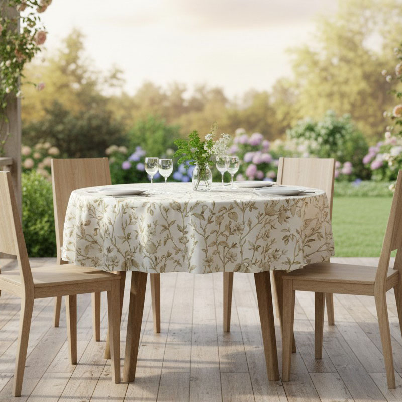 Скатерть круглая Pappel Crane 180см