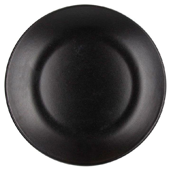 Тарелка обеденная Tognana Tatami Nero 26см, черная