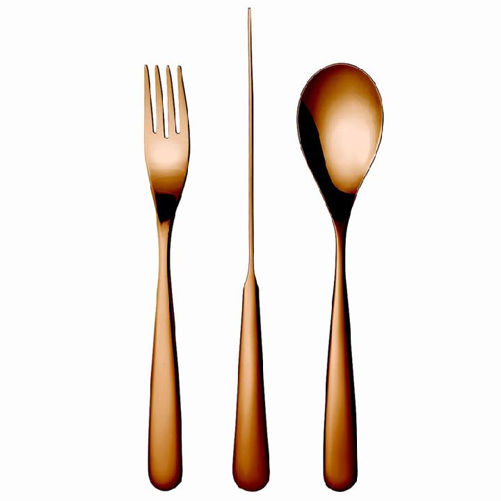 Набор столовых приборов Herdmar Century 24 предмета на 6 персон, медный