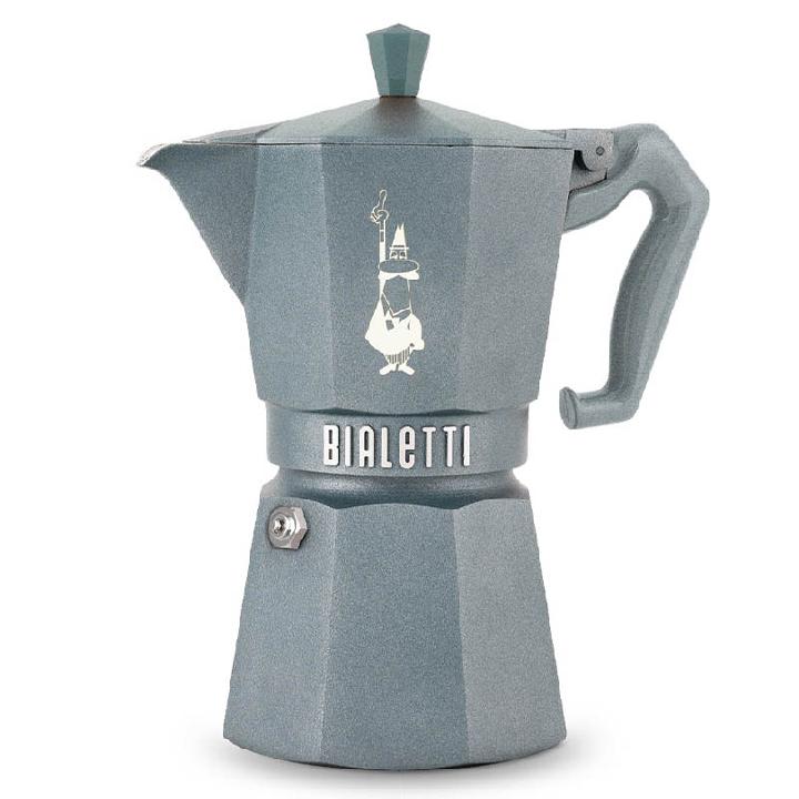 Кофеварка гейзерная Bialetti Exclusive на 6 порций, цвет серый