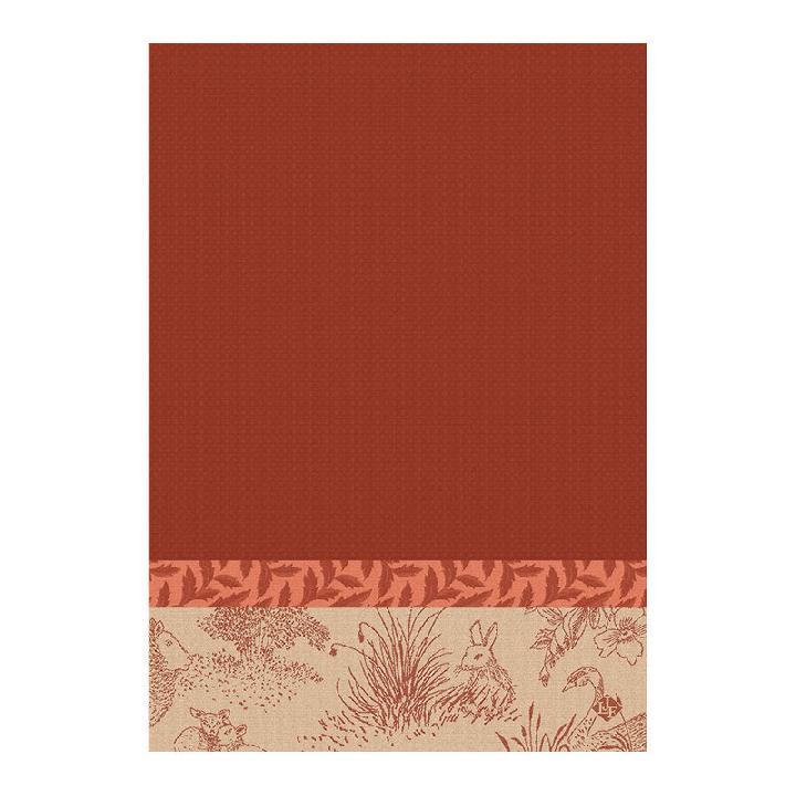 Полотенце кухонное Le Jacquard Francais Josephine, цвет красный
