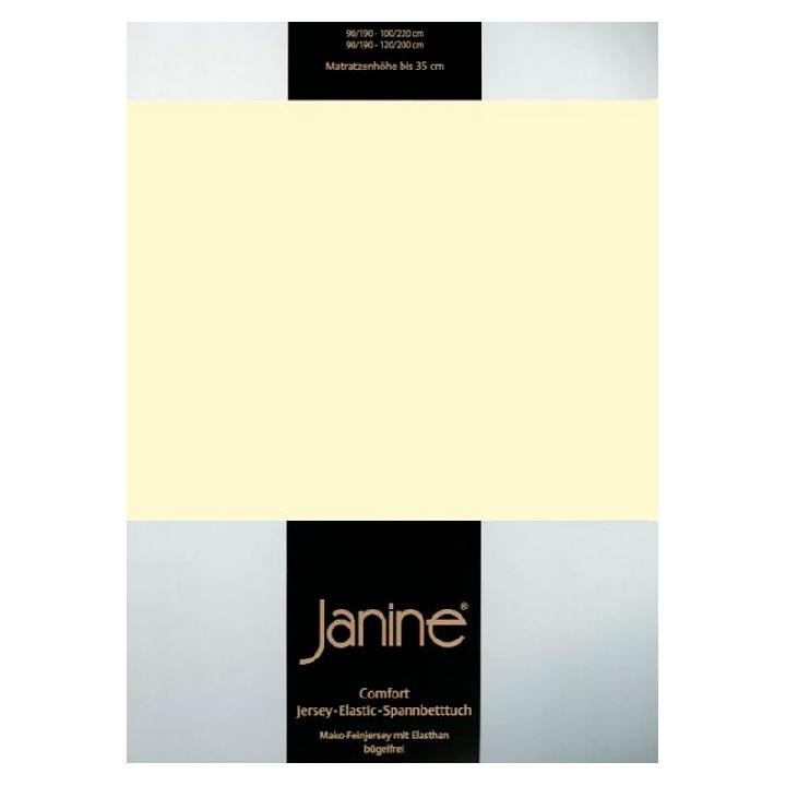 Простыня 1,5-спальная Janine Messina Elastic, шампань