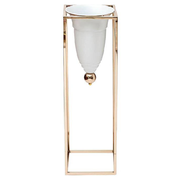 Подставка под цветы Garda Decor 24x80cм, цвет золото