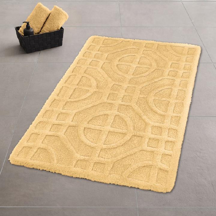 Коврик для ванной комнаты Kleine Wolke Mosaic Yellow 50x60см