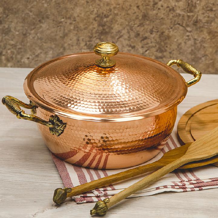 Кастрюля Кольчугинский мельхиор Глухарь 3,5л