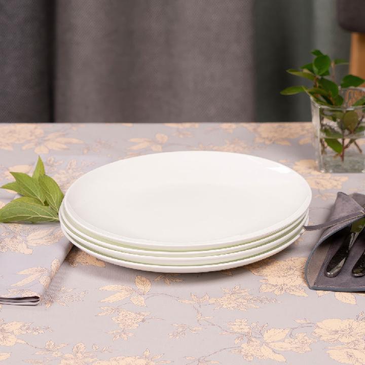 Набор тарелок обеденных Zapel Table Blanche 4шт