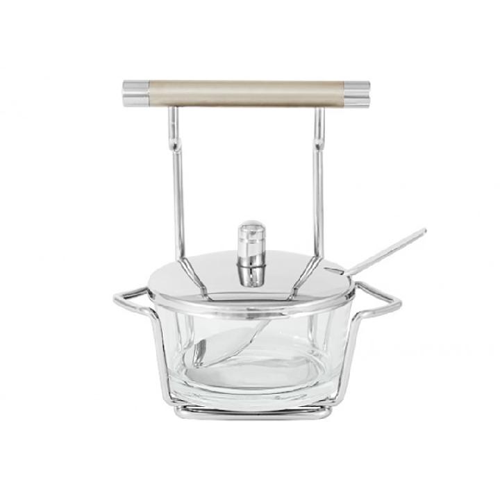 Вазочка для сахара, сыра Regent Silverware Перле 13x9x15см