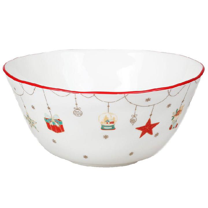 Салатник Myatashop Christmas gift 20см