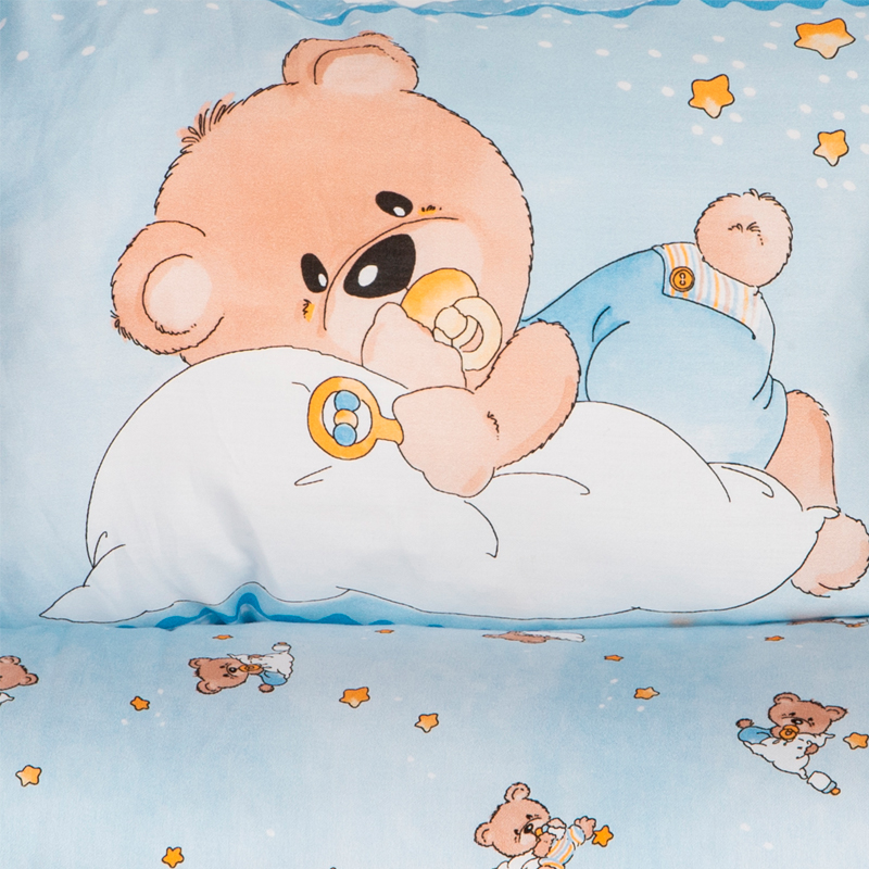 Комплект постельного белья детский Lameirinho Blue Bear