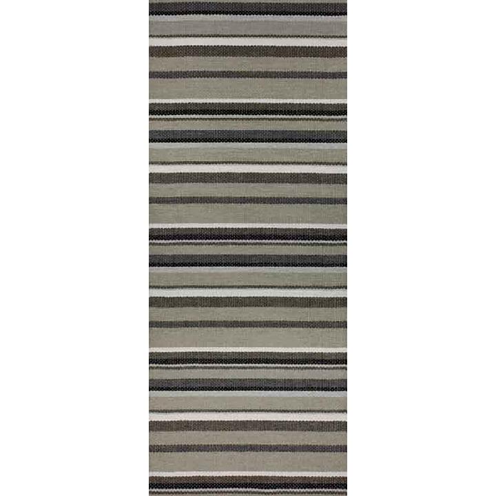 Коврик напольный двусторонний Swedy BAND 60x150см, серо-черный