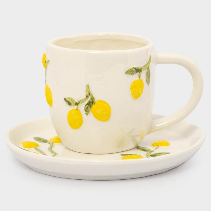 Пара чайная Anna Lafarg Лимоны
