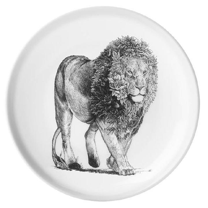 Тарелка 20см Maxwell & Williams Марини Ферлаццо. Африканский лев