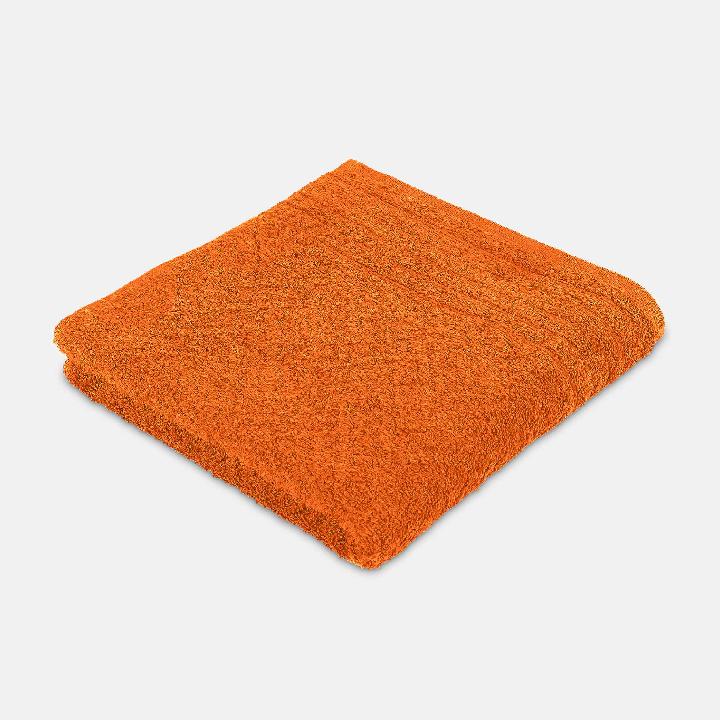 Полотенце махровое 50x100см Frottana Elegance-Uni, цвет оранжевый