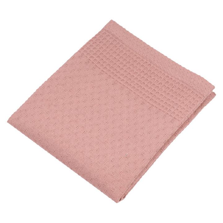 Полотенце вафельное Spany Twill 35x60см, цвет розовый