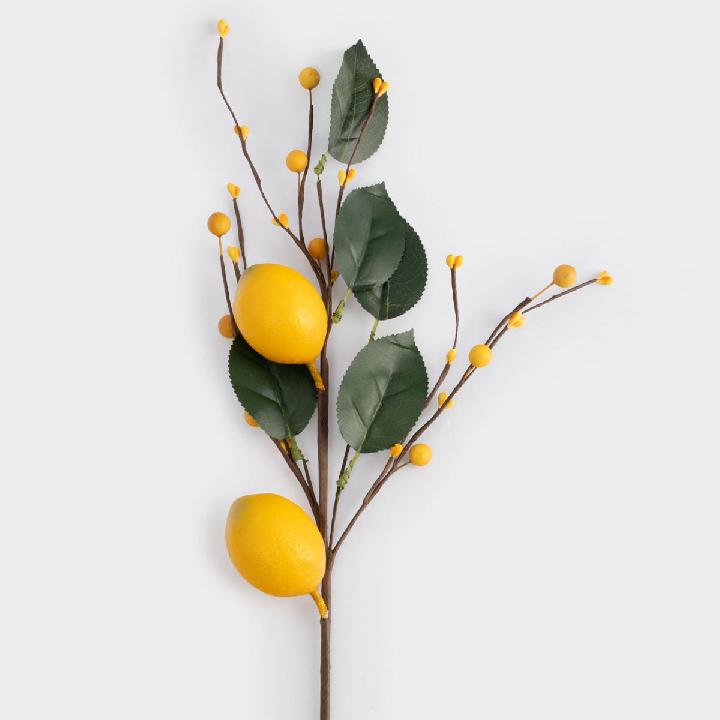 Ветка декоративная Anna Lafarg Лимоны Ветка с лимонами 70см