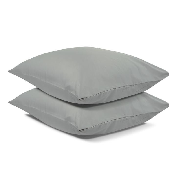 Комплект наволочек 70x70см Tkano Essential 70x70см, цвет серый
