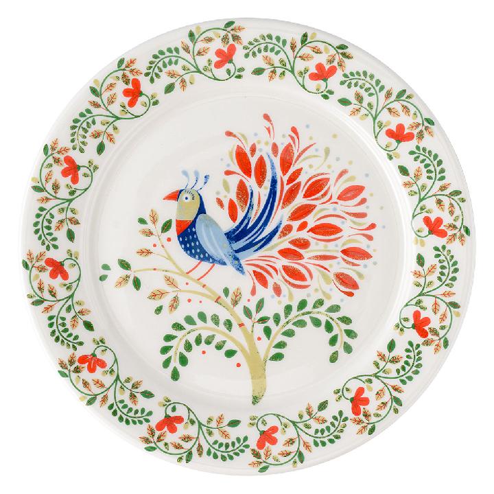 Тарелка десертная Liberty Jones Birds of Paradise Fantail Bird