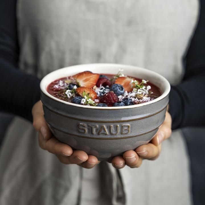 Миска Staub Ceramic 14см, цвет серый