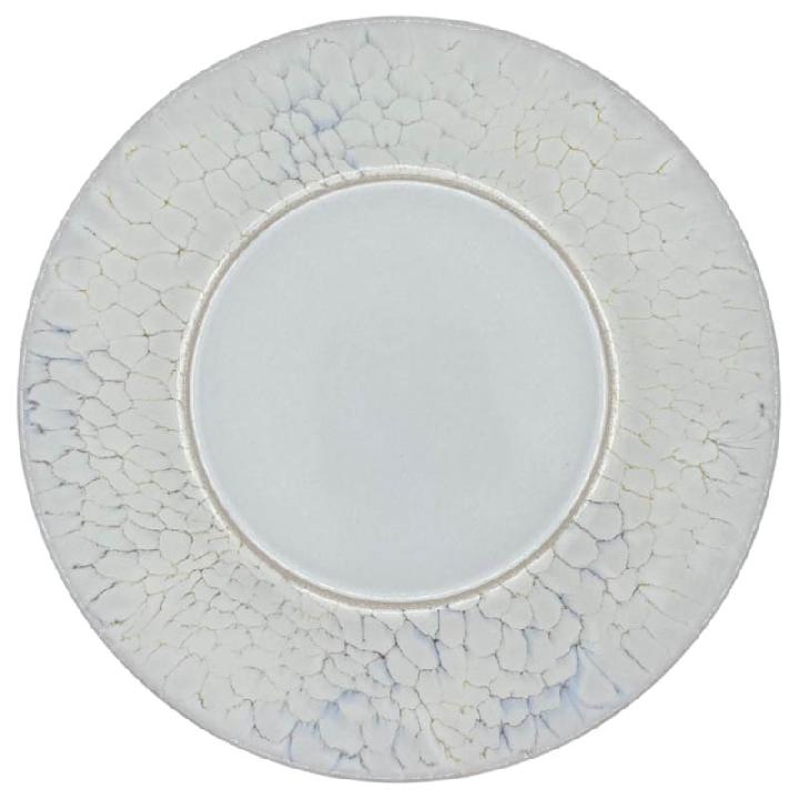 Тарелка плоская 28см Kenai Ceramics Cheshuya, цвет белый