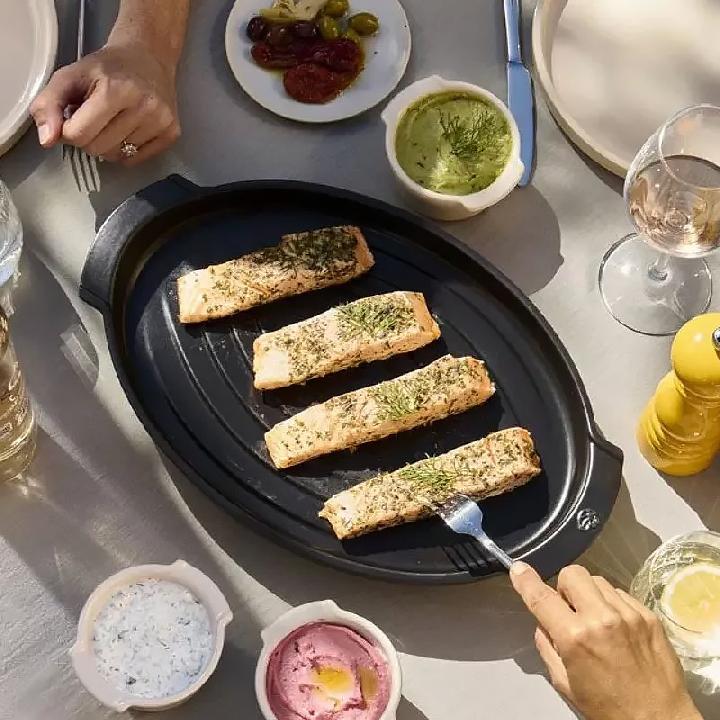 Блюдо-гриль овальное Peugeot Grill To Table