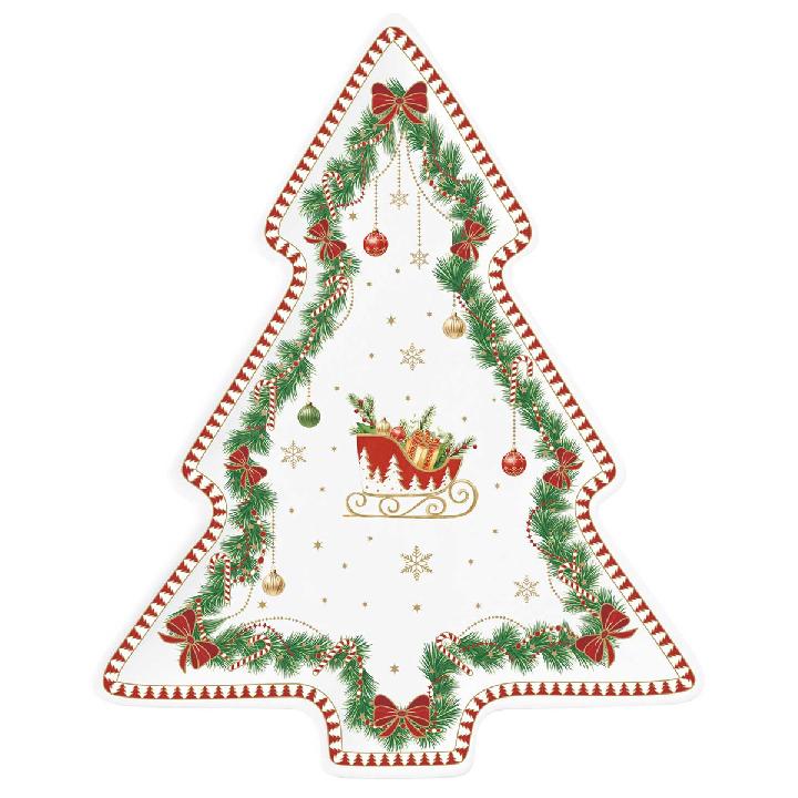 Блюдо-ель Easy Life Magie De Noel Щелкунчик и фея 20,5х25,5см