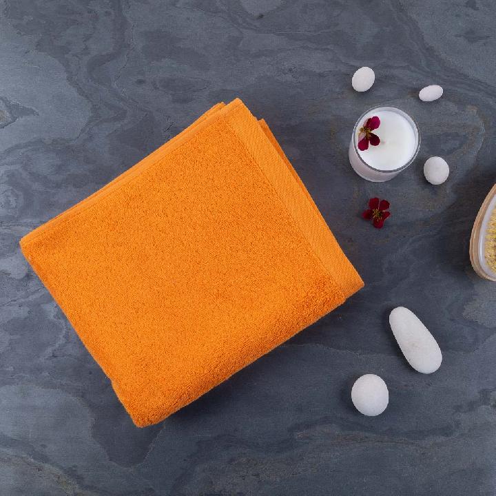 Полотенце махровое Lameirinho Aqua 50x100см, цвет оранжевый