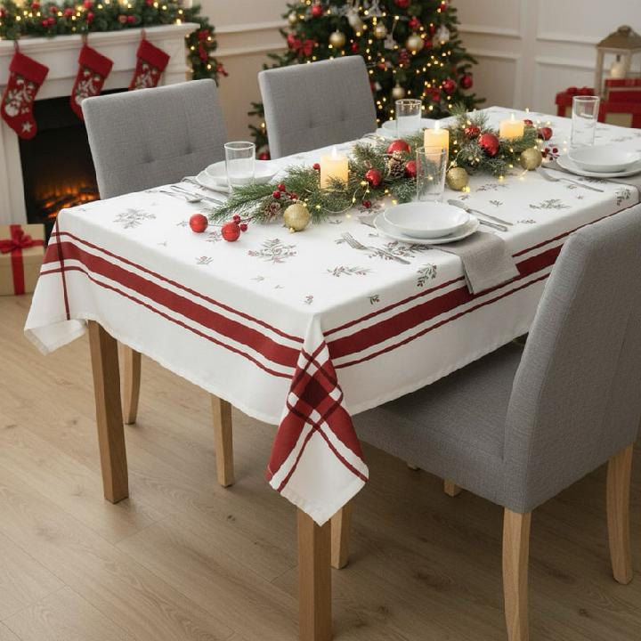 Скатерть Pappel Red Berries 160x130см