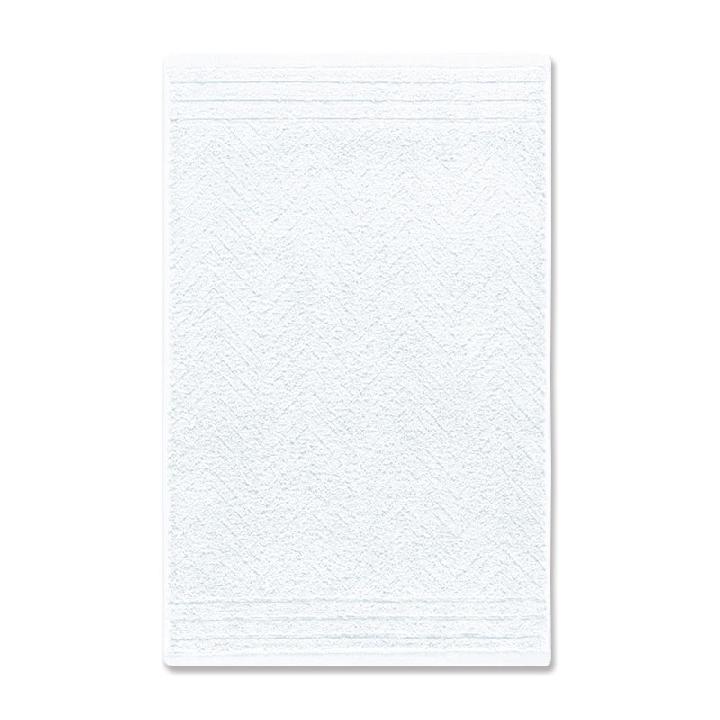 Полотенце махровое Frottana Elegance-Uni 30x50см, цвет белый