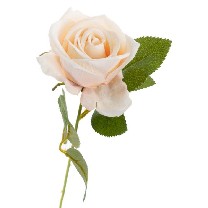 Цветы искусственные FloDecor Роза 51см, цвет шампань