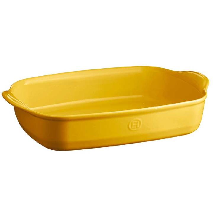 Форма для запекания Emile Henry 42x27см, цвет желтый