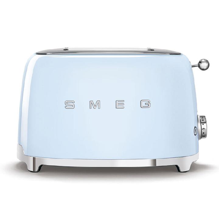 Тостер на 2 ломтика Smeg 50’s Style, пастельный голубой