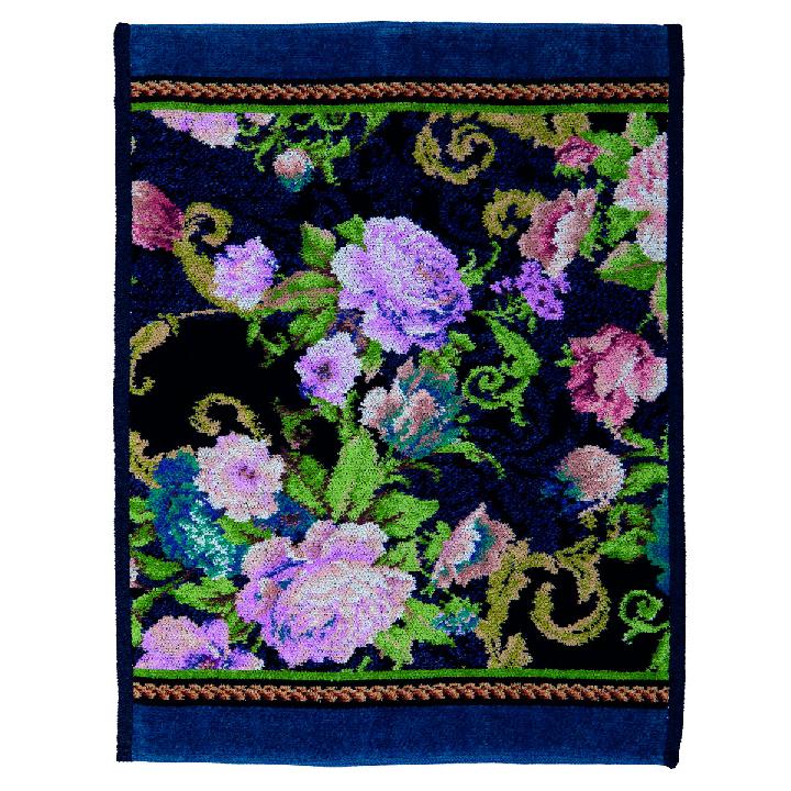 Полотенце Feiler Elisaveta 75x150см, цвет темно-синий