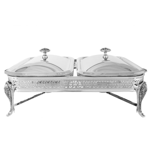 Блюдо с подогревом Regent Silverware Британи 47x28x19см