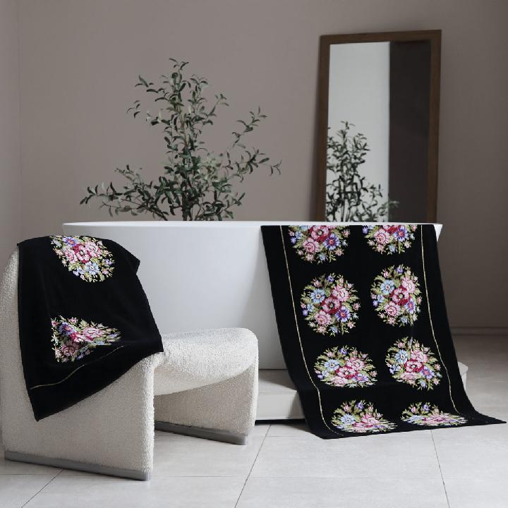 Полотенце Feiler Vienna 37x50см, цвет черный