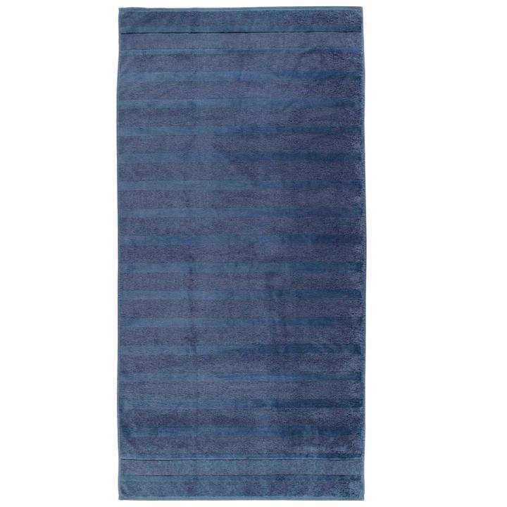 Полотенце махровое Cawo Noblesse 80x160см, цвет темно-синий