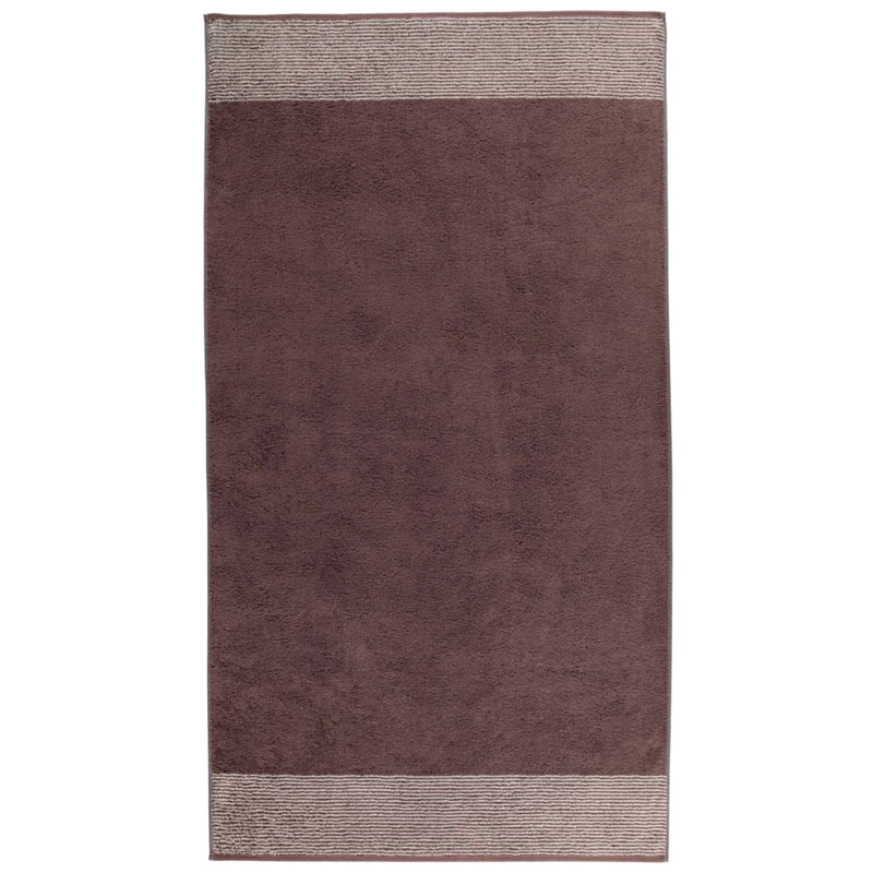 Полотенце махровое Cawo Two-Tone 30x50см, цвет коричневый